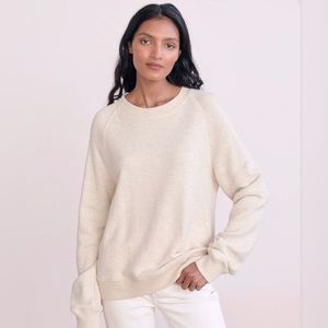 Jenni Kayne Saturday Sweatshirt in Oatmeal